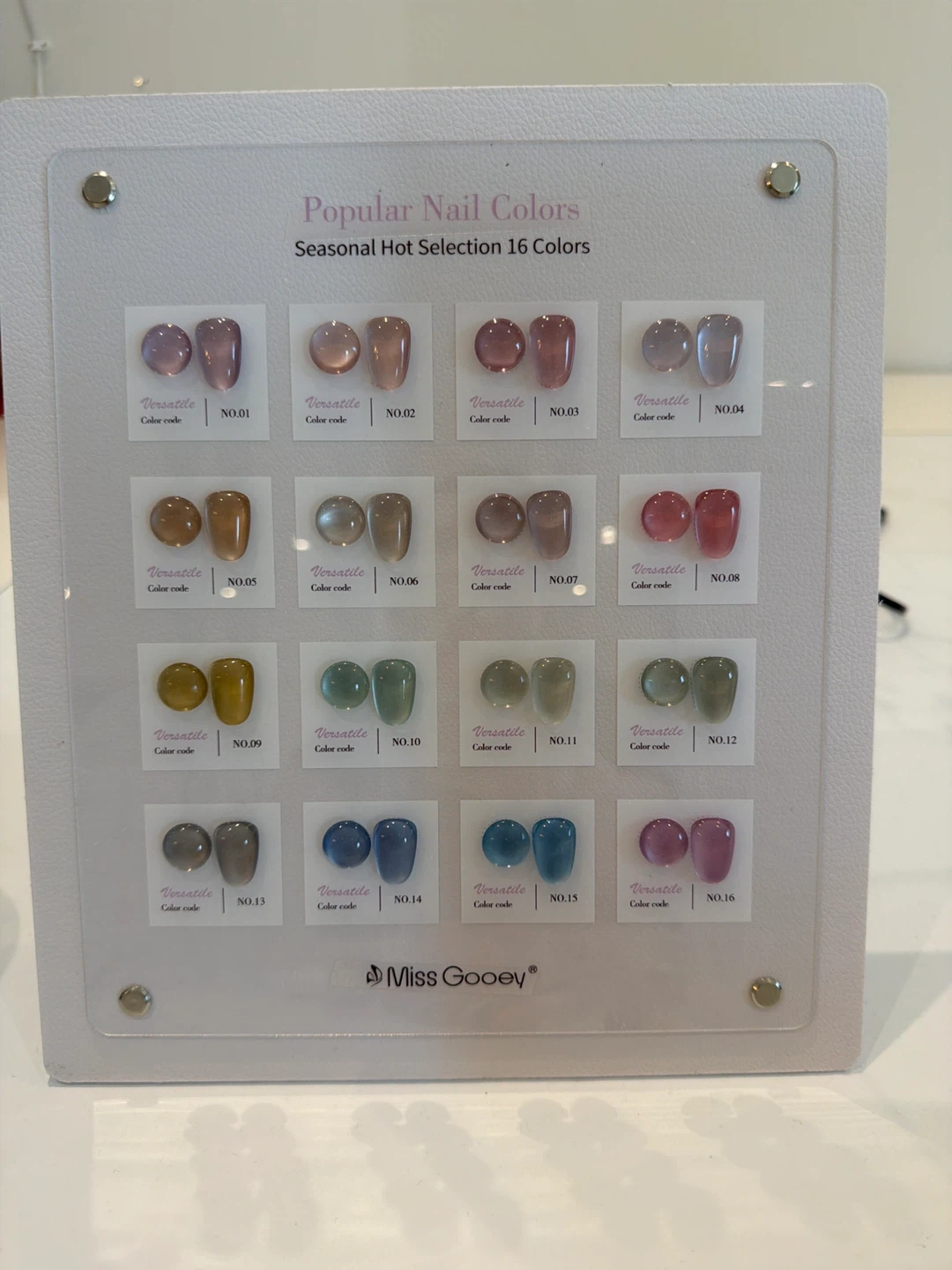 Miss Gooey Popular Nail Colors shellac/ gel