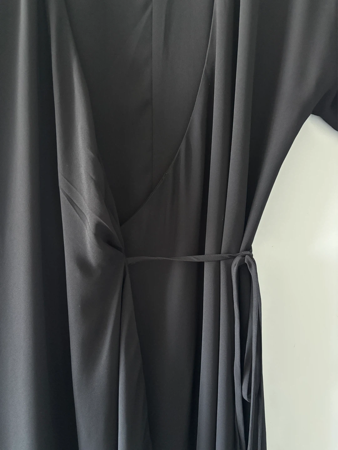 Babaton Black Wrap Dress - photo 5