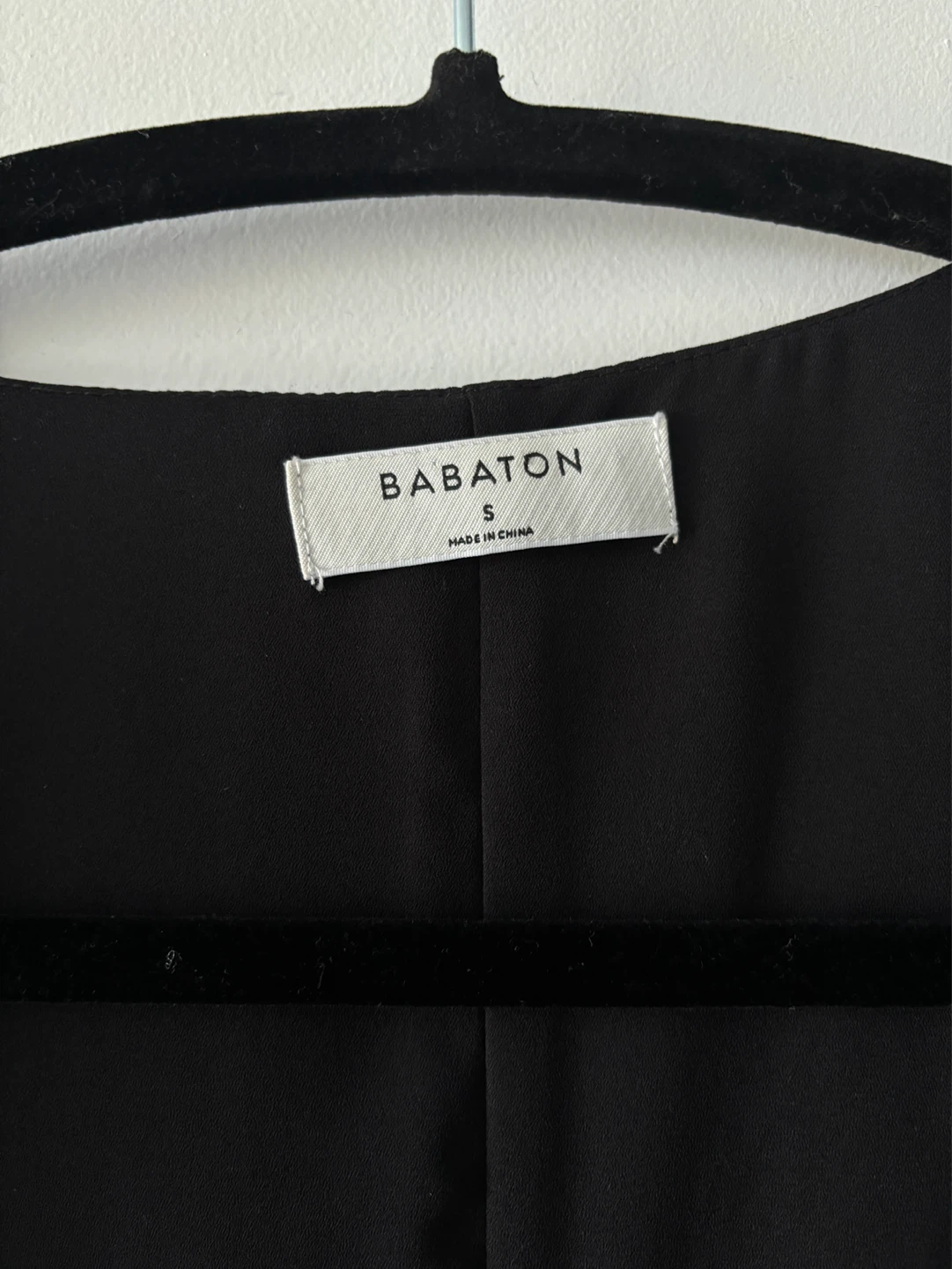 Babaton Black Wrap Dress - photo 4
