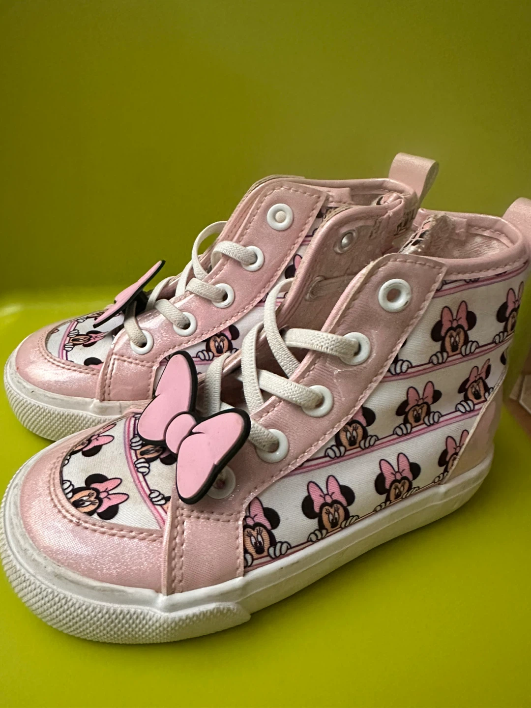 Toddler Girls' Minnie Mouse High-Top Sneakers size 10 - photo 4