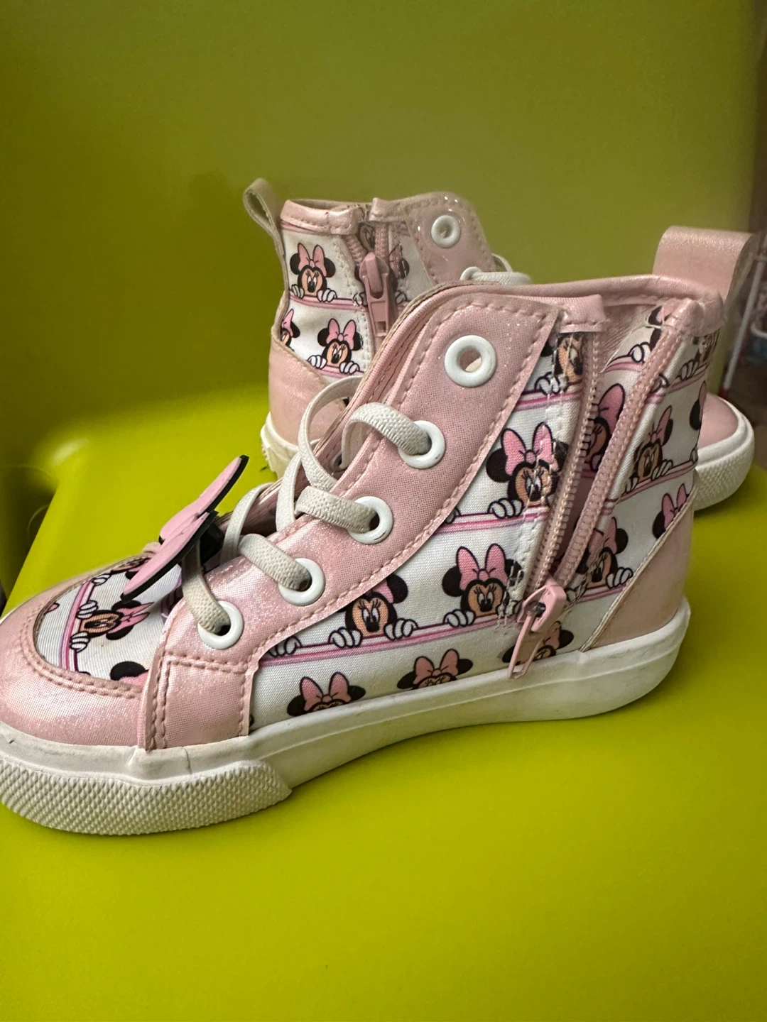 Toddler Girls' Minnie Mouse High-Top Sneakers size 10 - photo 3