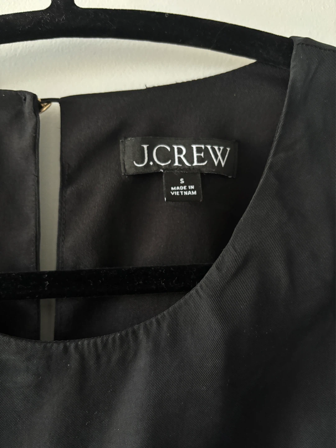 J. Crew Black Sleeveless Elastic Waist Dress Size S - photo 2