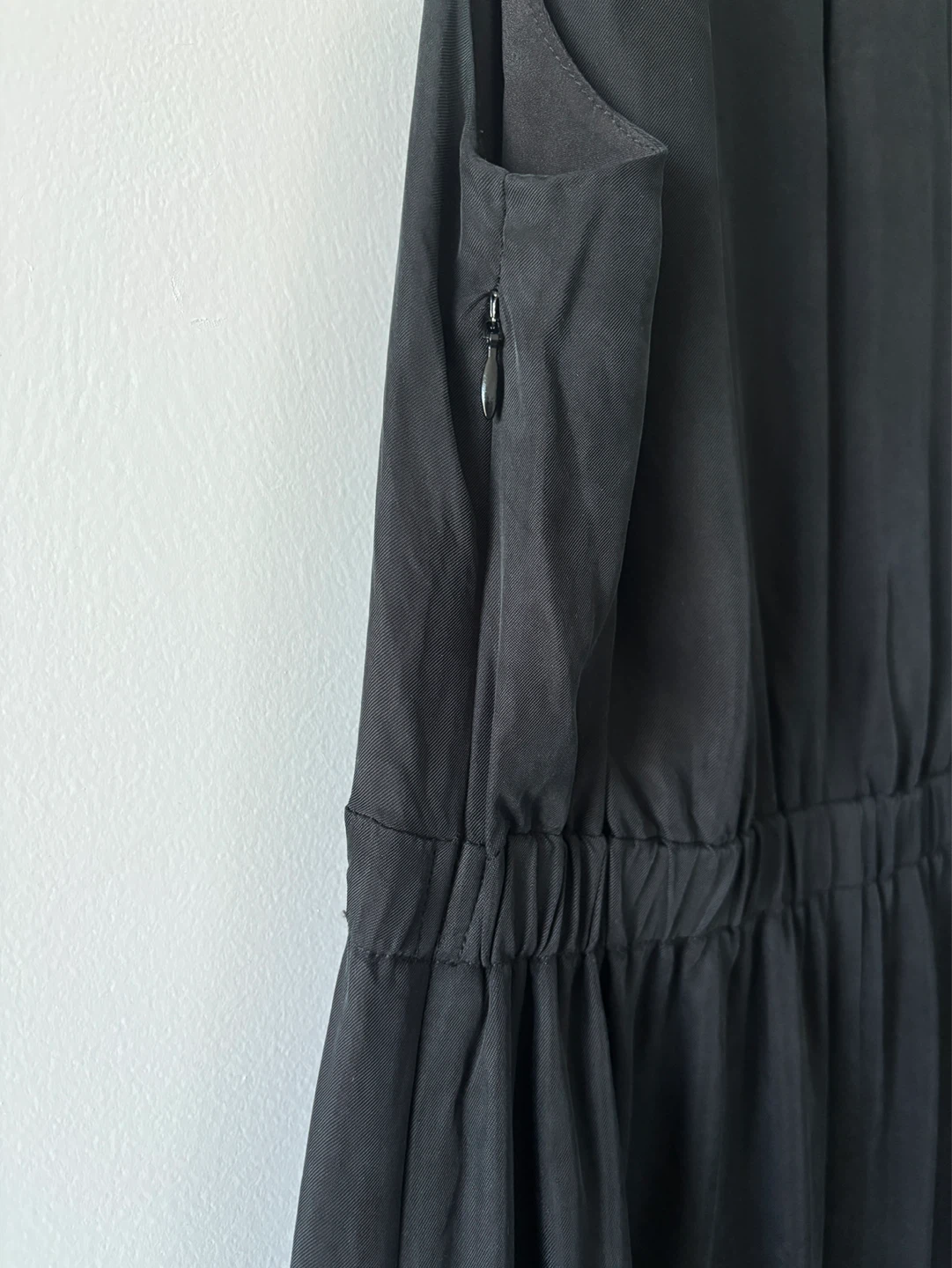 J. Crew Black Sleeveless Elastic Waist Dress Size S - photo 5