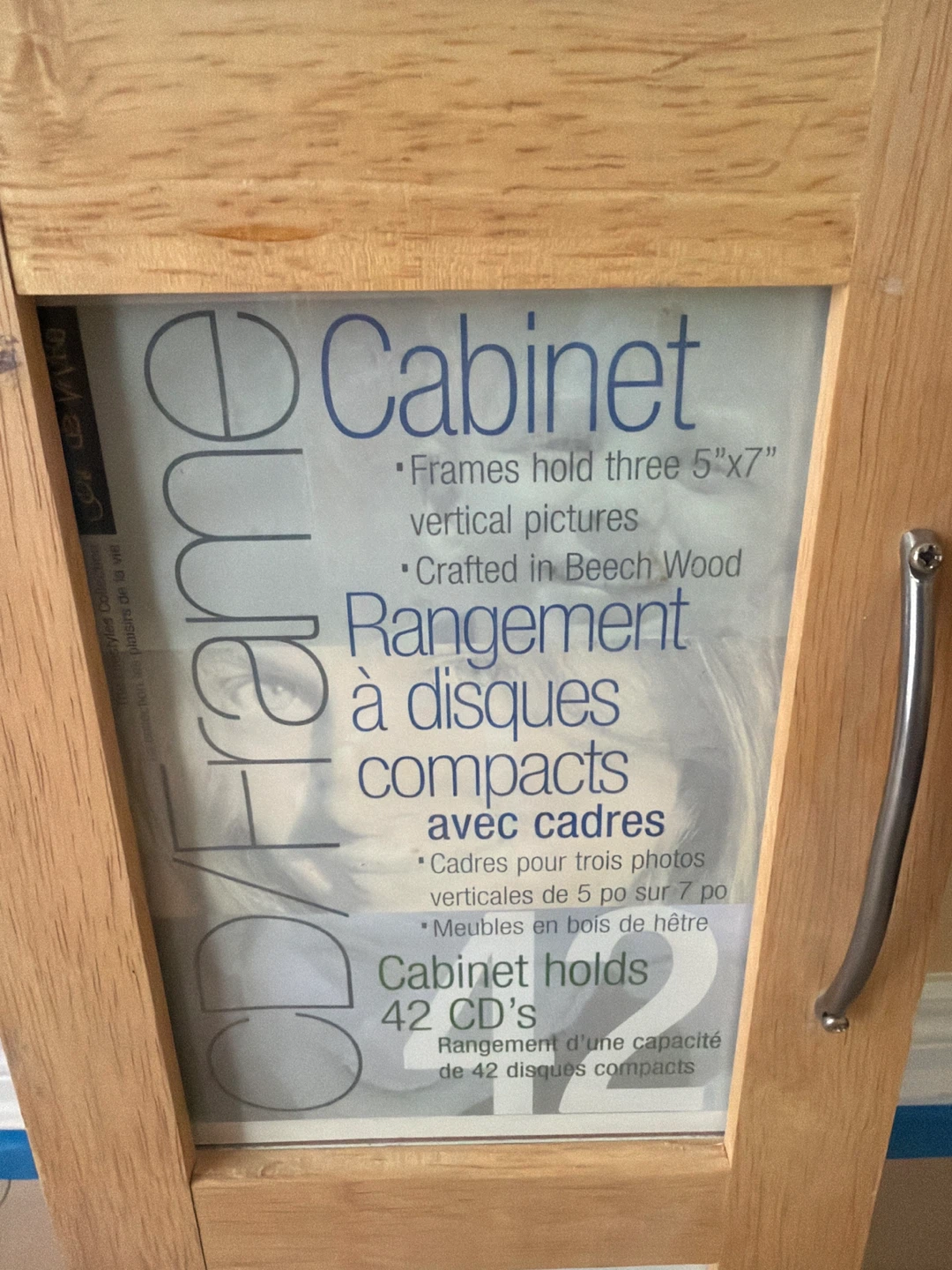 Beechwood cabinet, 5 shelves - photo 2