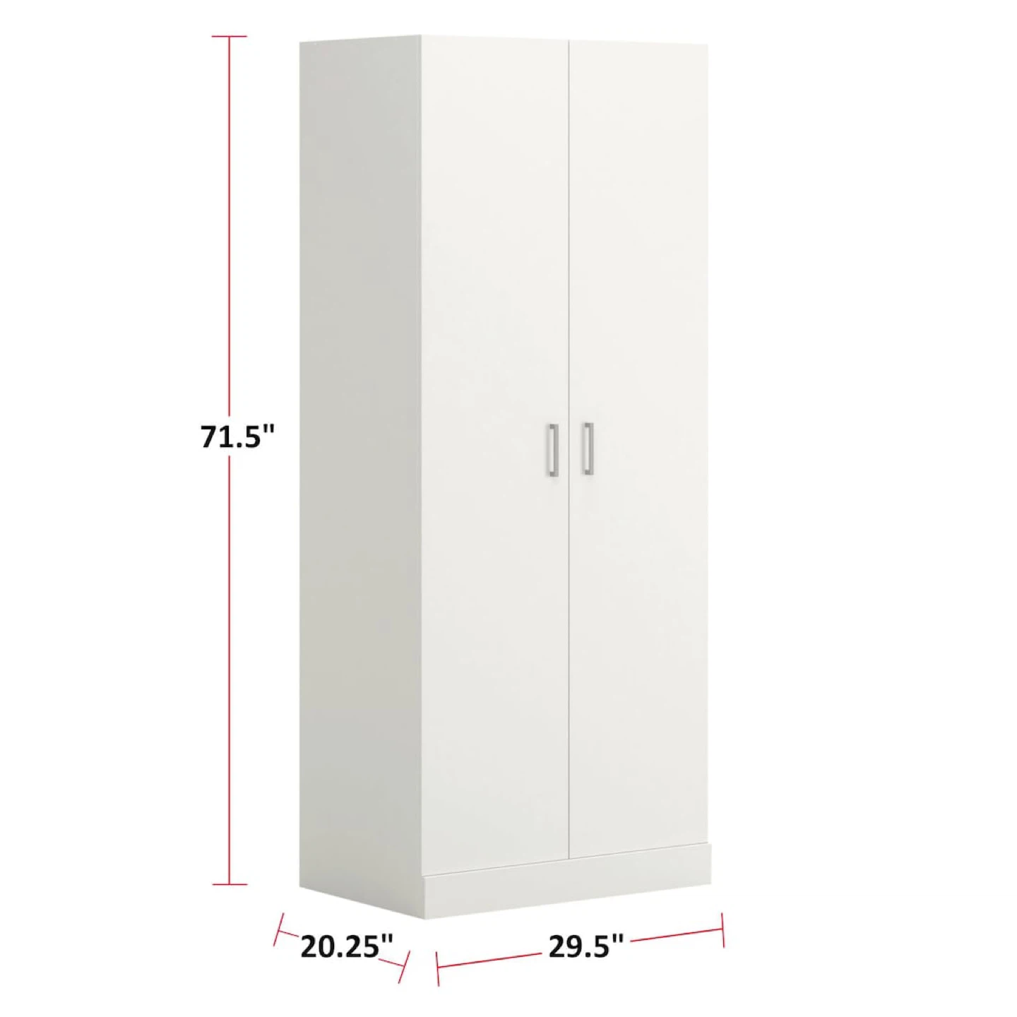 Sauder 2-Door Wardrobe/Armoire Clothes Storage Cabinet - photo 2