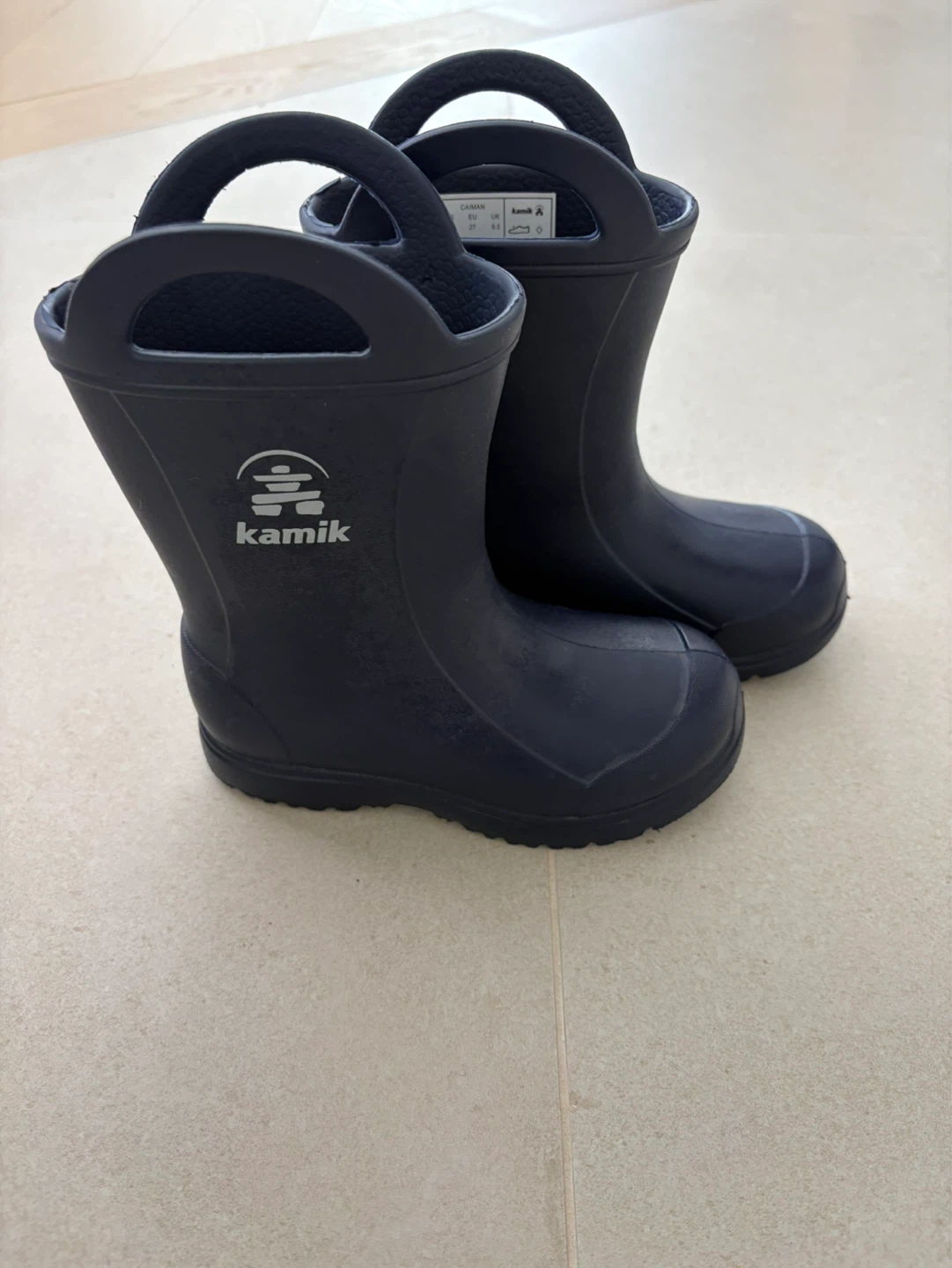 Kamik Caiman Navy Blue Rain Boots - Size US 10
