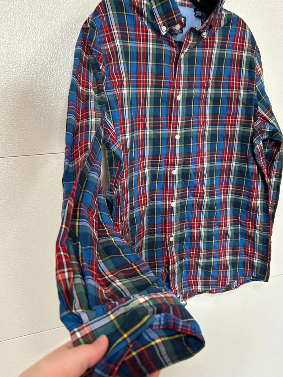 Chaps Plaid Button-Down Shirt - photo 2