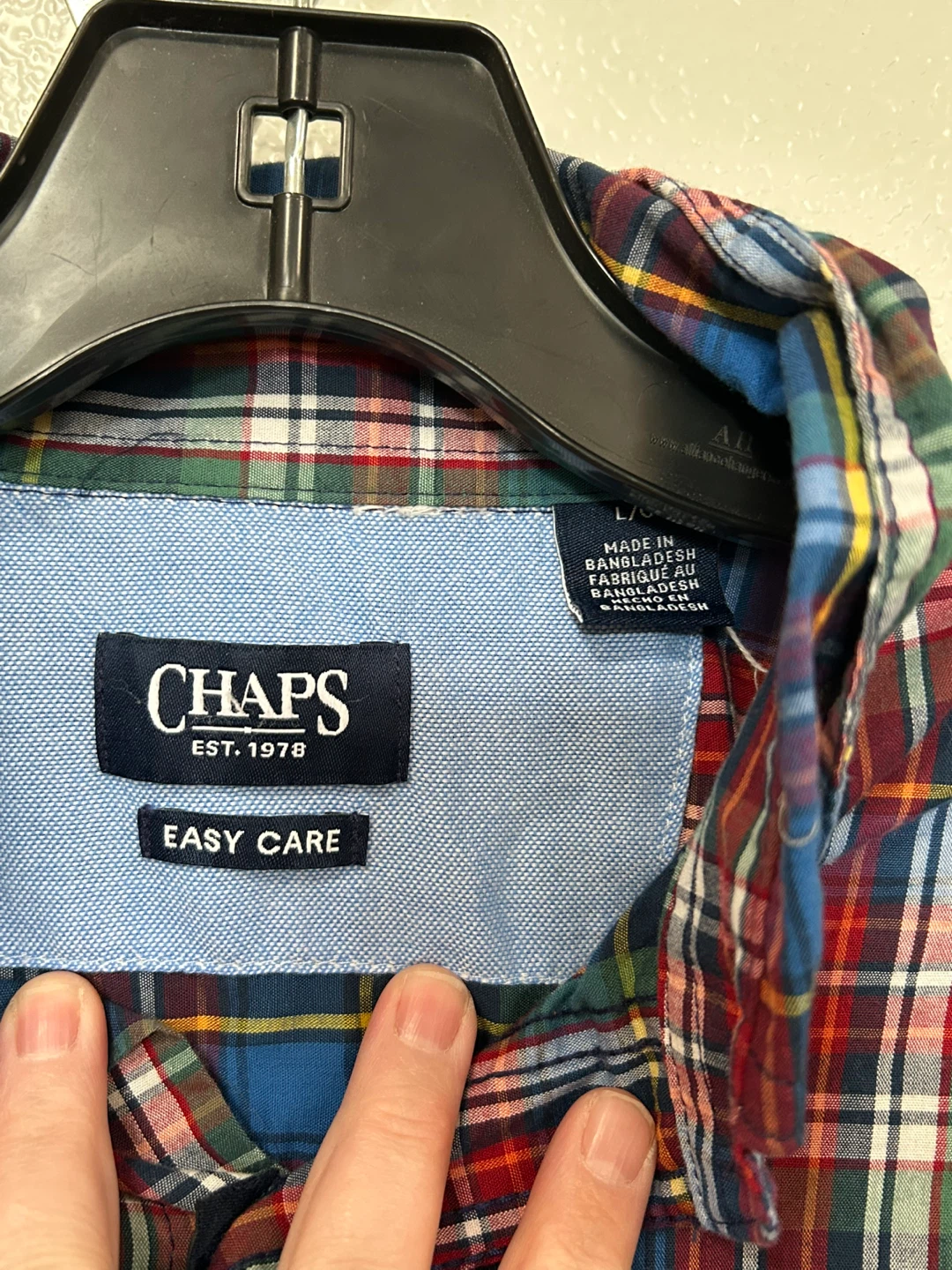 Chaps Plaid Button-Down Shirt - photo 5