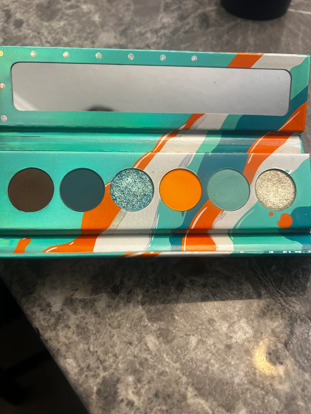 Kaleidos Futurism V. Electro Turquoise Eyeshadow Palette - photo 3