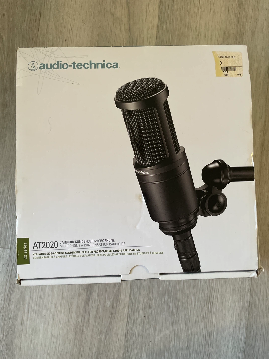 Audio-Technica AT2020 Condenser Microphone with iRig PRE