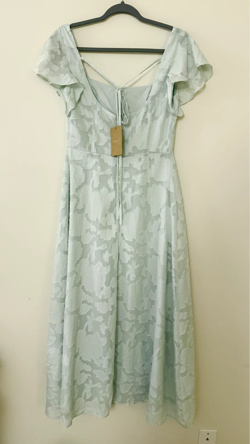 RIHOAS Mint Green Floral Midi Summer Dress (Brand New) - photo 3