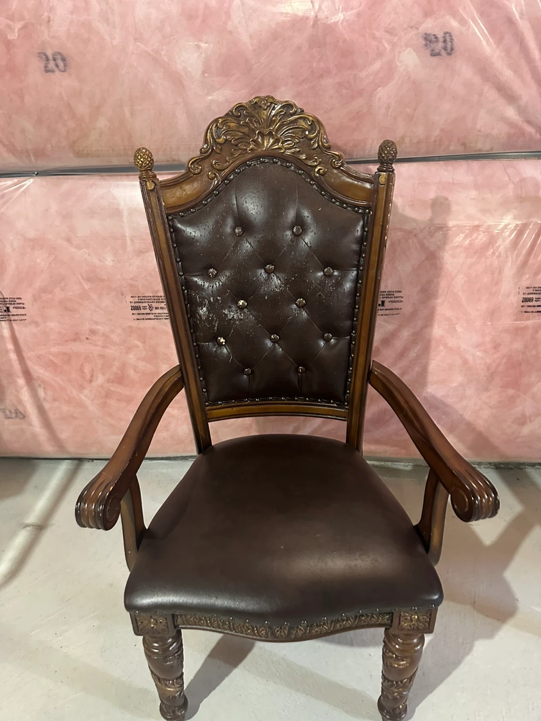 Set of 6 chairs and dining table - photo 2