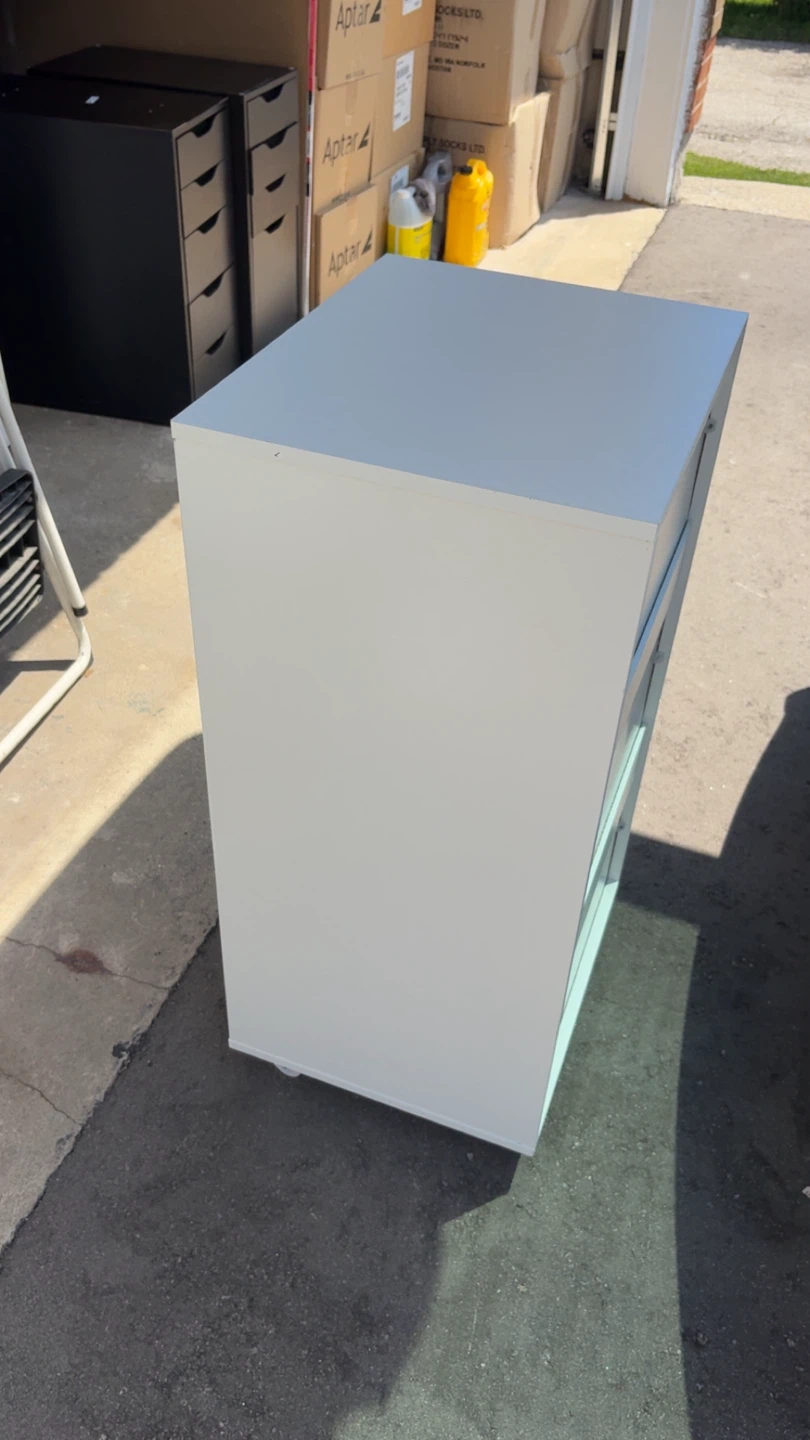White 7-Drawer Storage Unit with wheels - photo 4