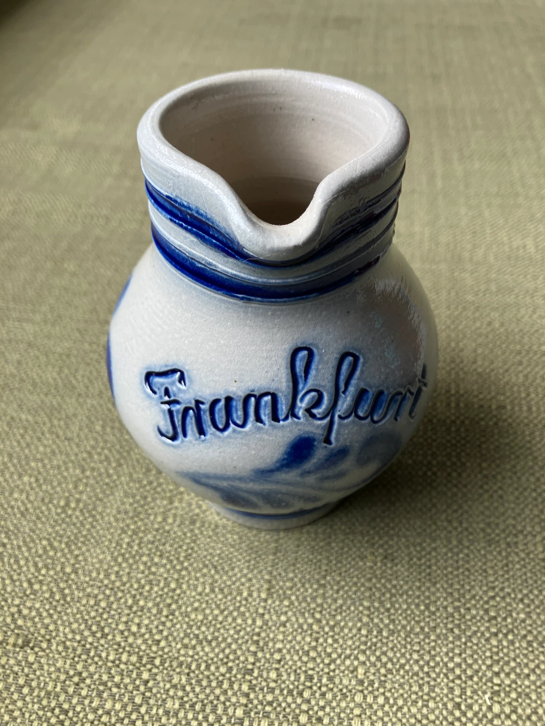 German salt glazed “Bembel” pitcher - photo 3