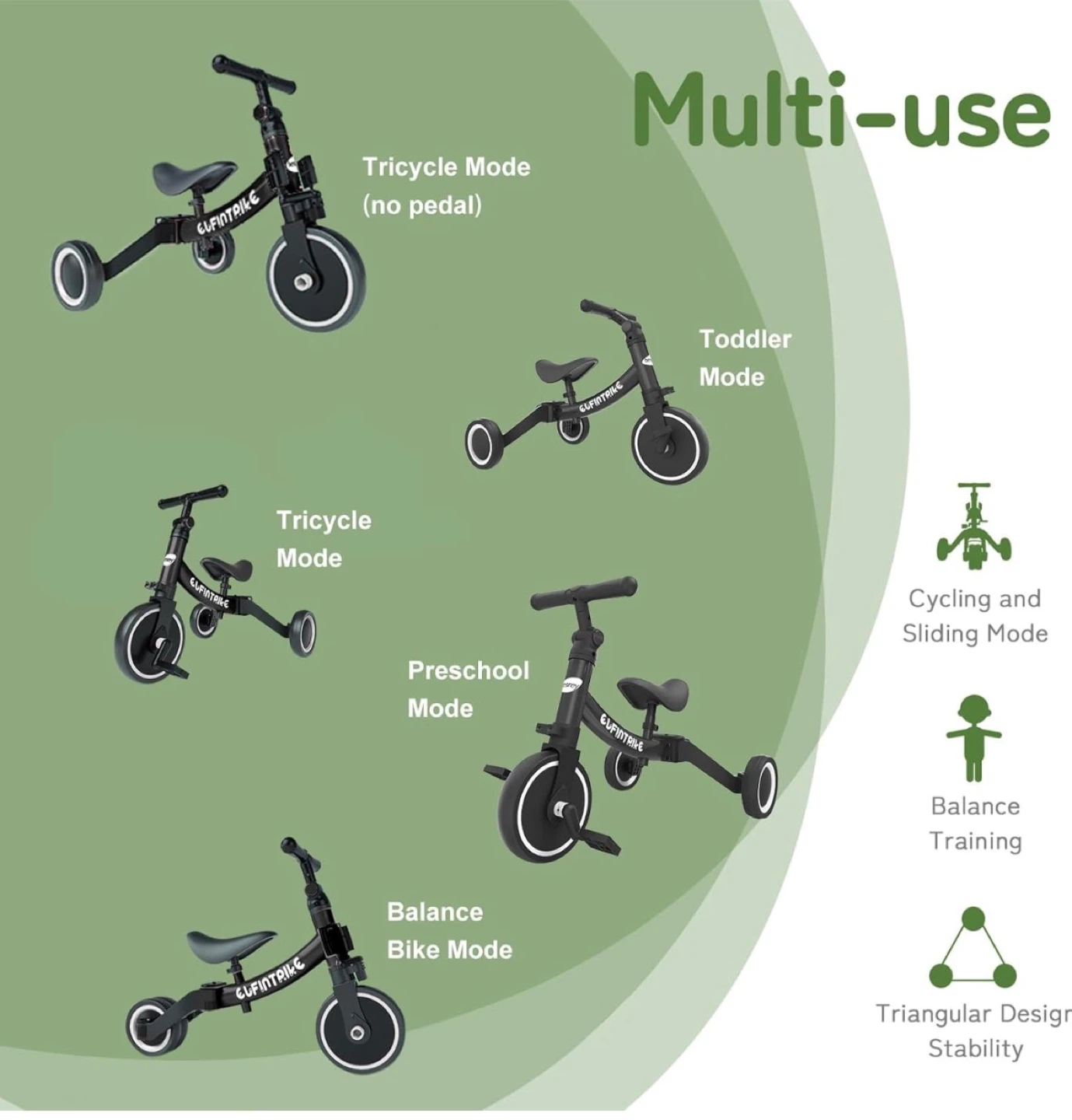 5 in 1 Toddler Bike - photo 2