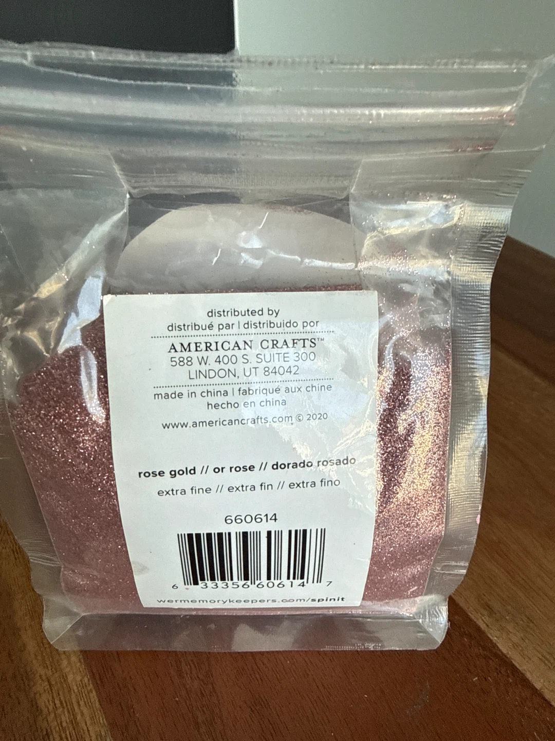 We R Memory Keepers Spin It Rose Gold Glitter 10 oz - photo 2