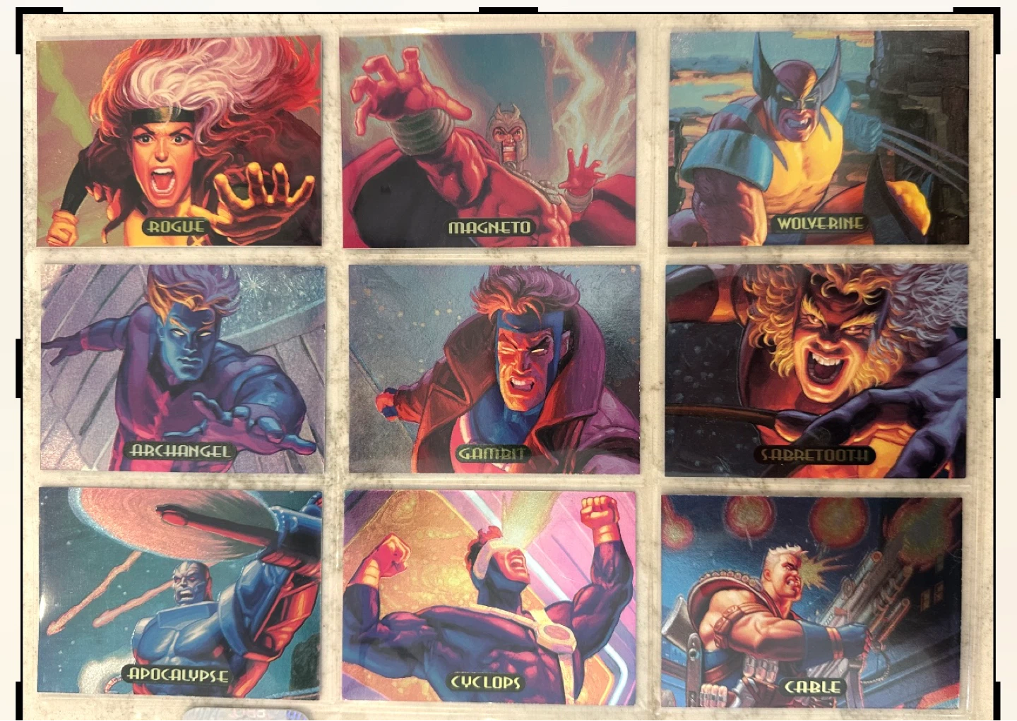 1994 Marvel Masterpieces Powerblast MINT Set - photo 2