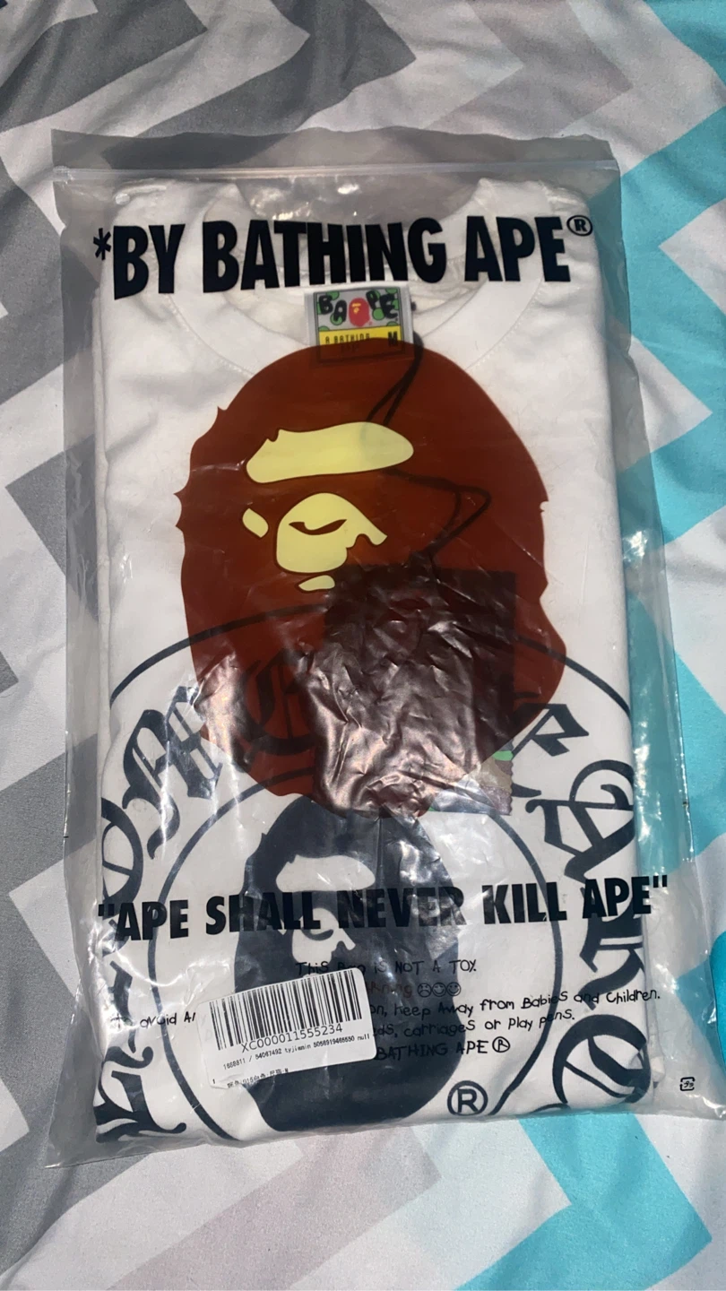 BY A BATHING APE White Graphic T-Shirt - photo 2