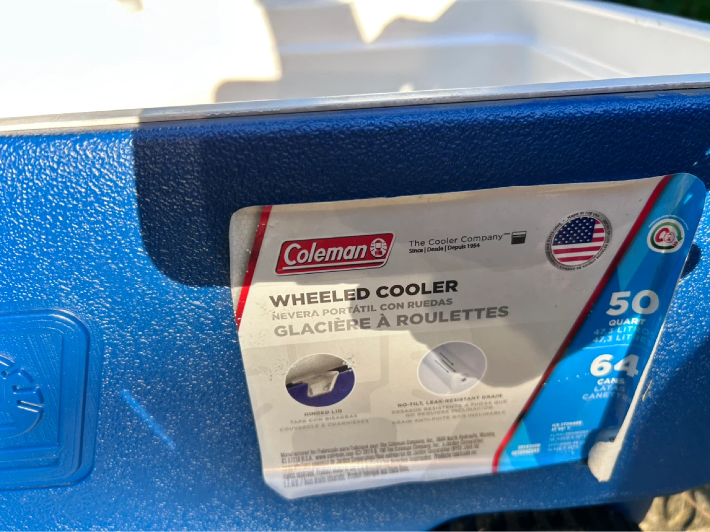 Coleman 50 Quart Wheeled Cooler - photo 4