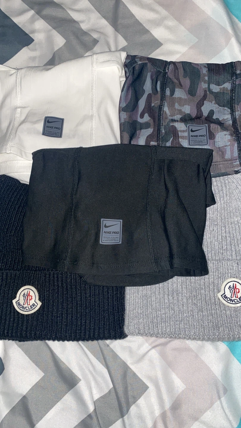 Moncler & Nike Pro Beanies and Neck Gaiter