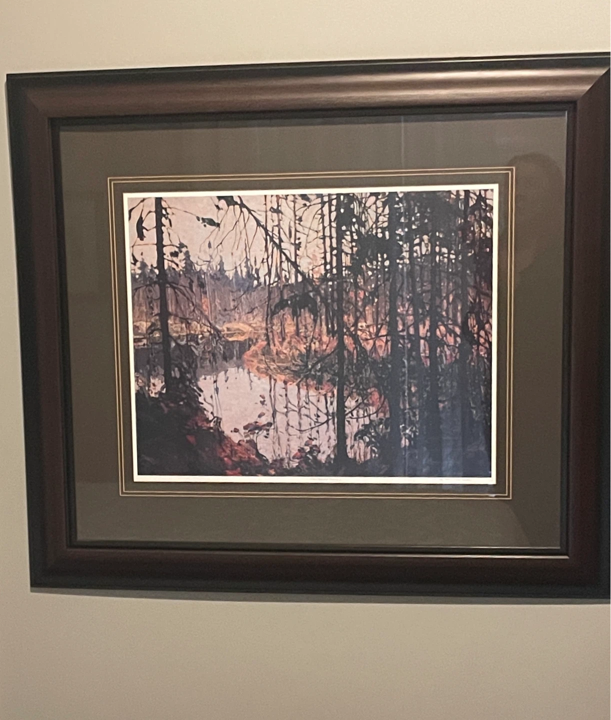 Framed Tom Thomson Print