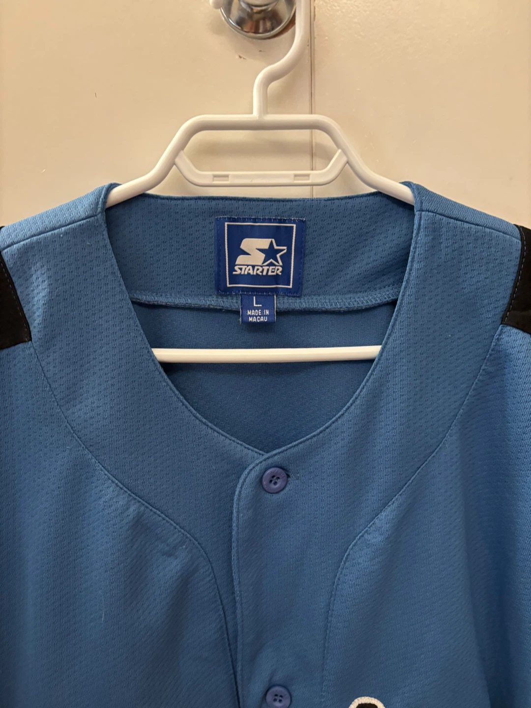 Starter Baseball Jersey Size L Blue - photo 2