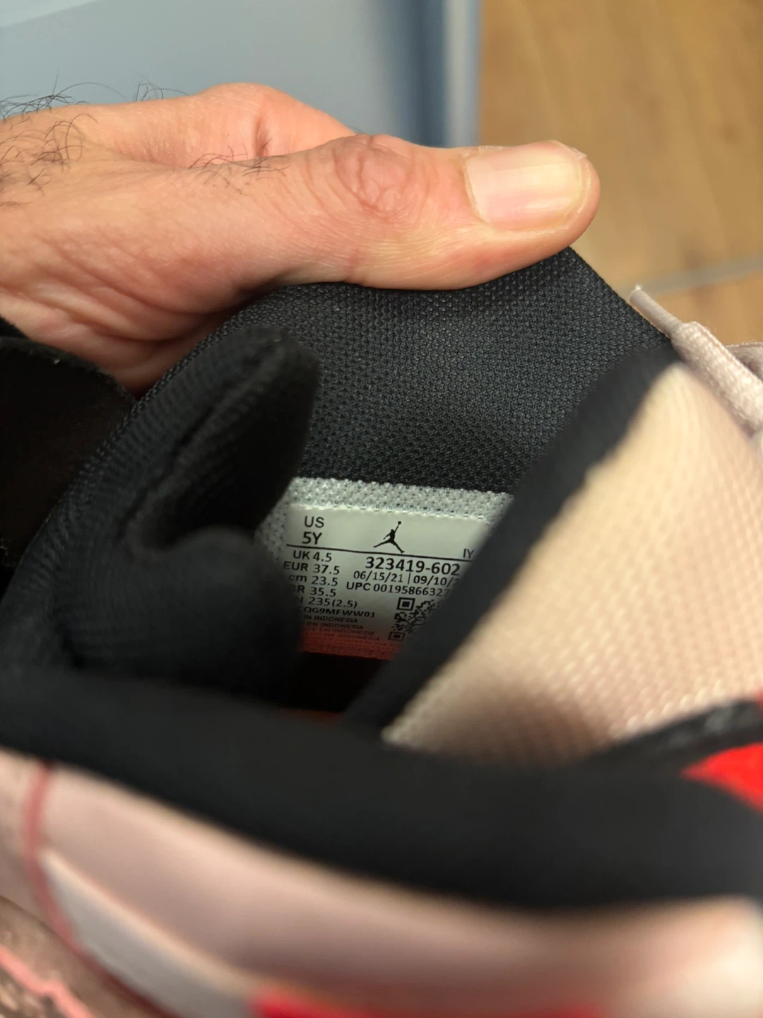 Jordan 5Y Rings Pink Toddler Shoes - photo 5