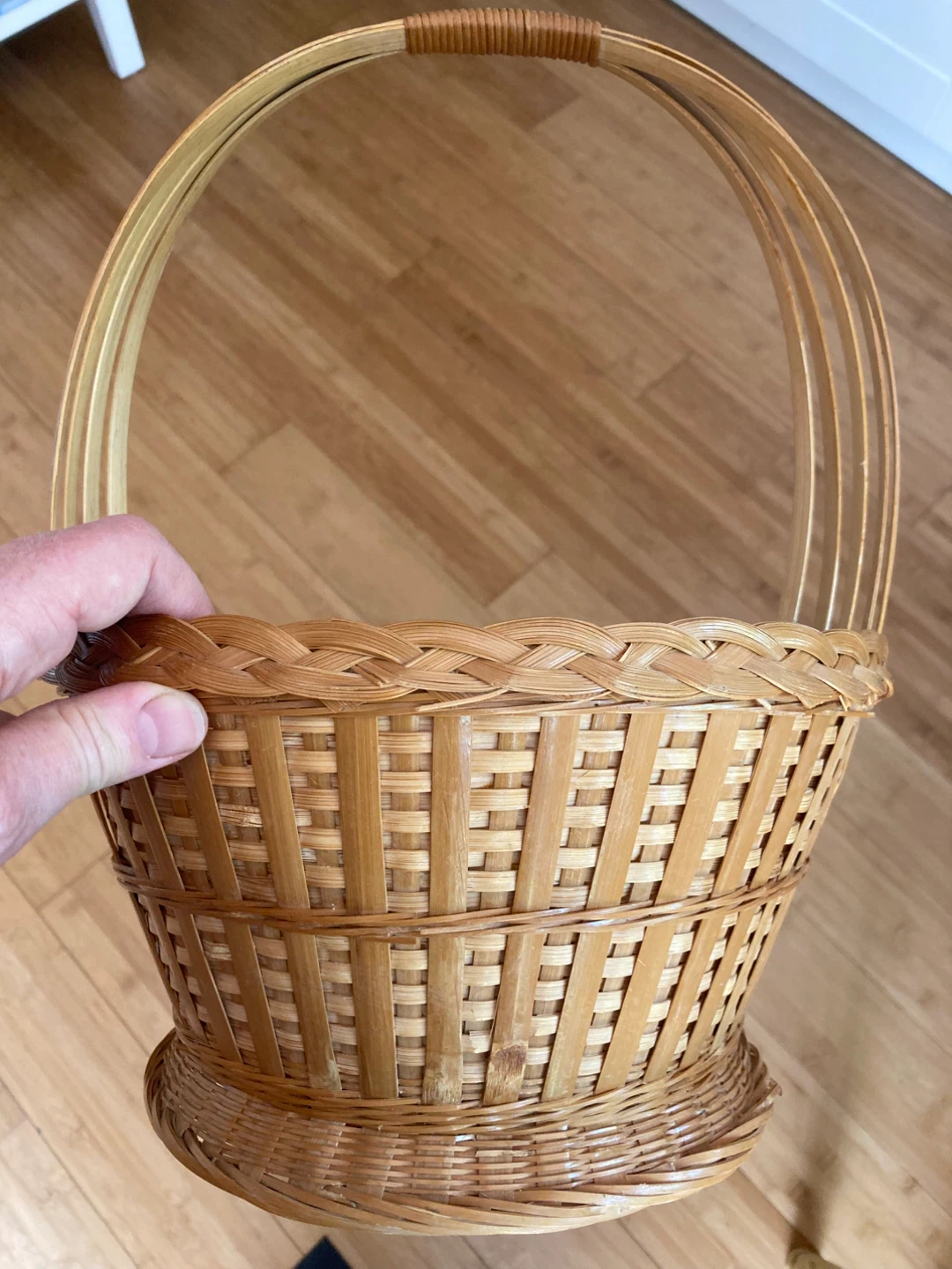 Wicker Basket with Handle - photo 3