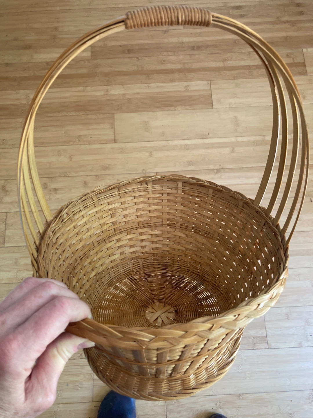 Wicker Basket with Handle - photo 2