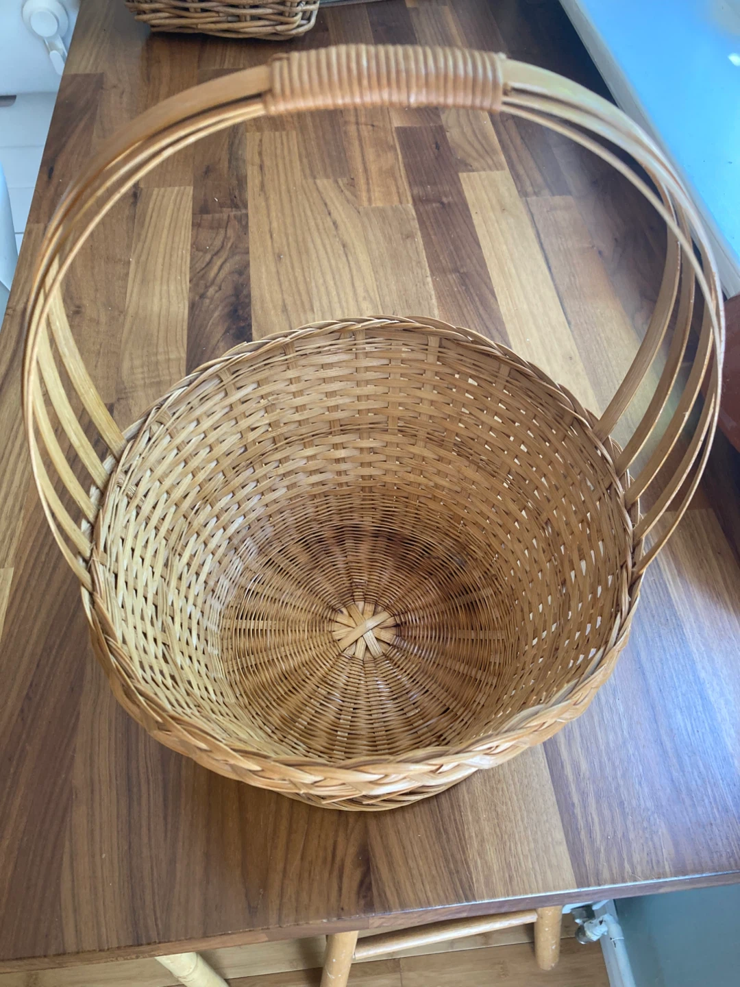 Wicker Basket with Handle