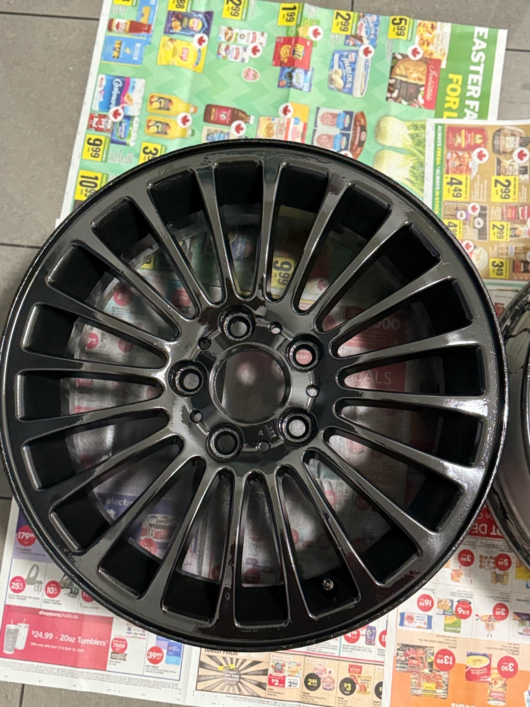 Black Alloy Wheel Rim - photo 2