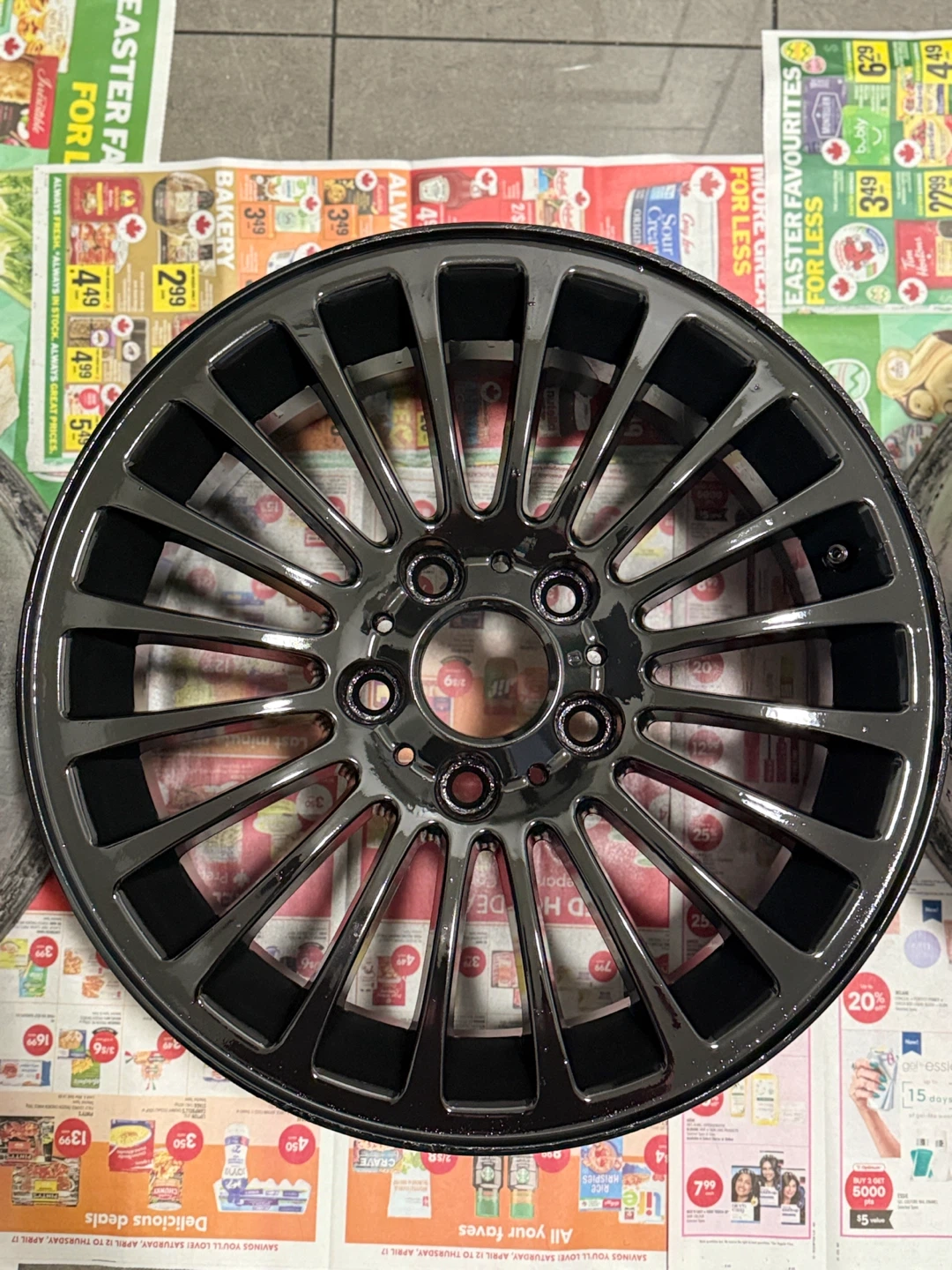 Black Alloy Wheel Rim - photo 3