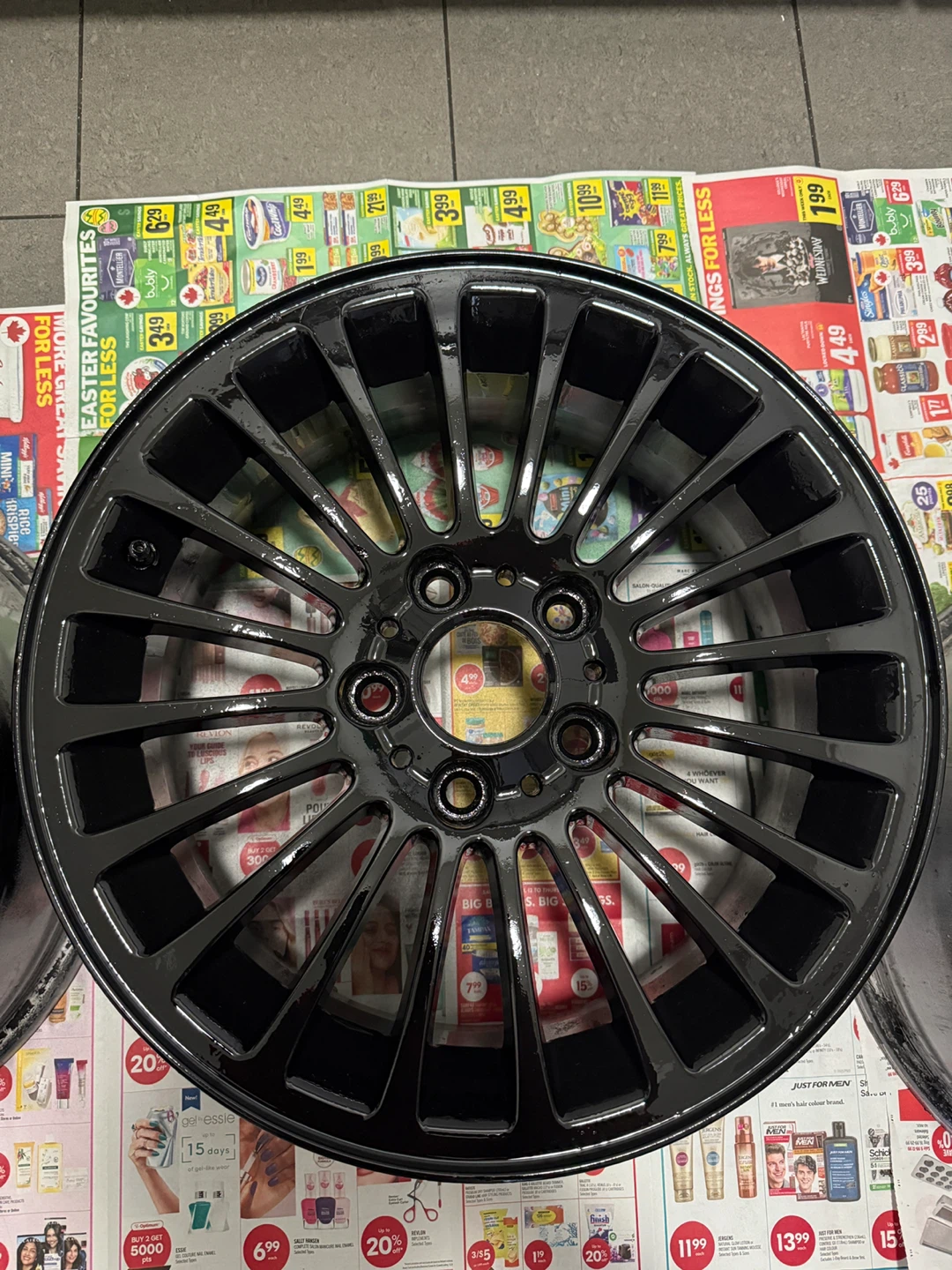 Black Alloy Wheel Rim - photo 4
