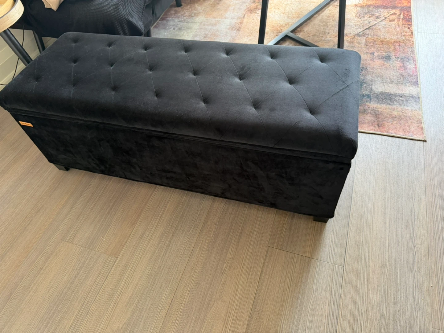 Tufted Storage Ottoman Bench