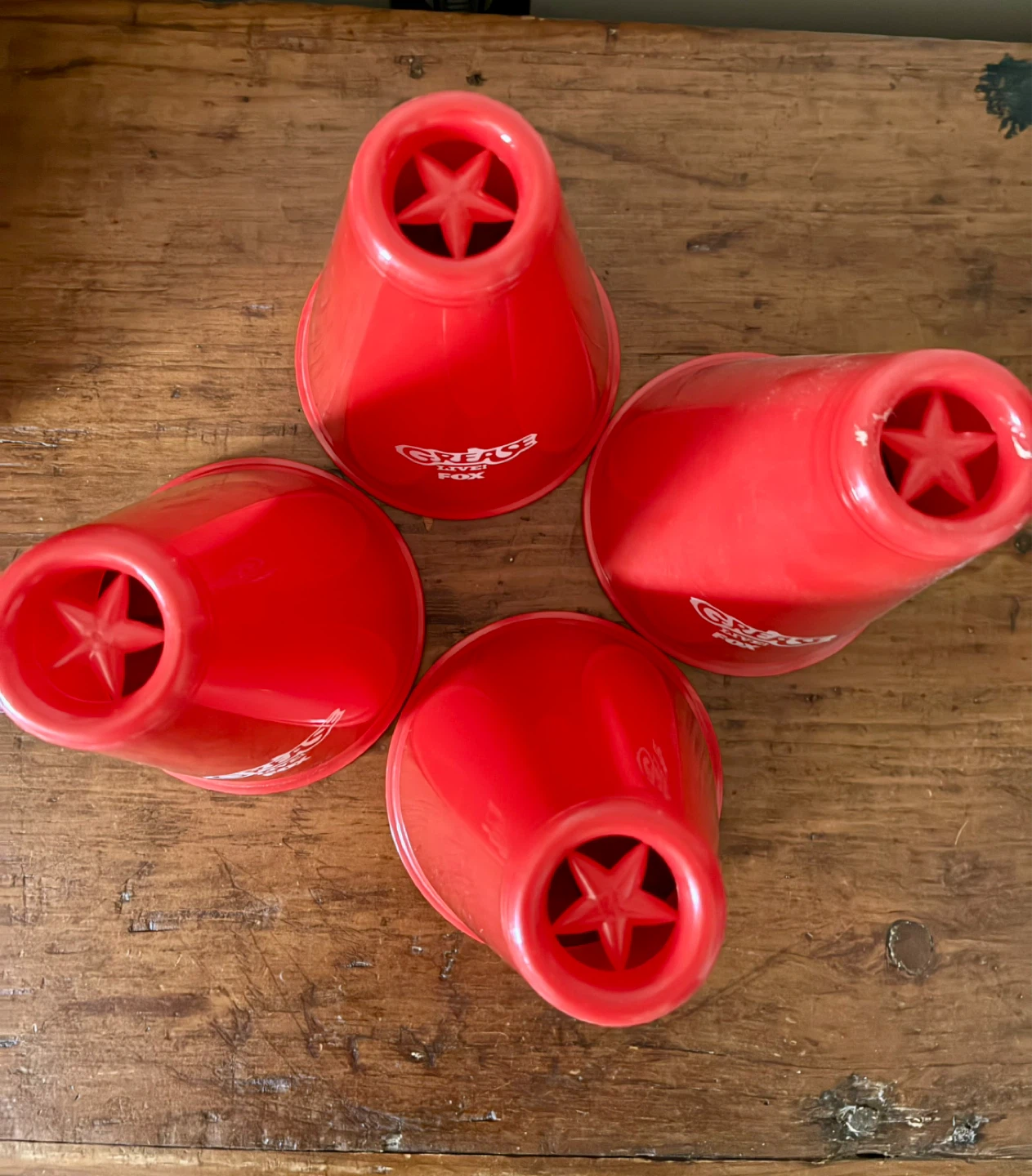 Set of 4 Red Grease Live! Megaphones - photo 2