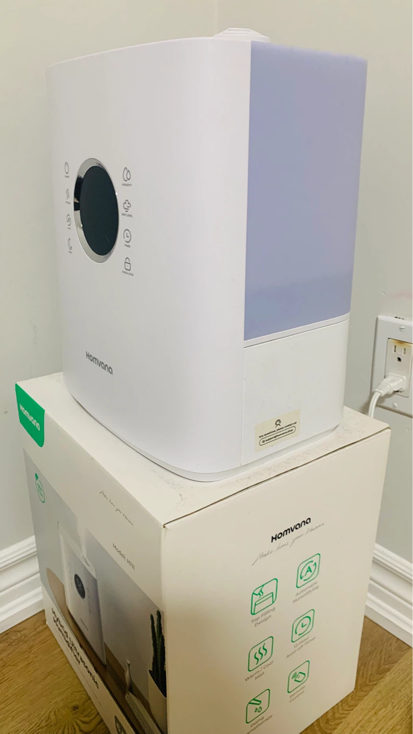 Homvana Humidifier H111, 6.5L Warm & Cool Mist