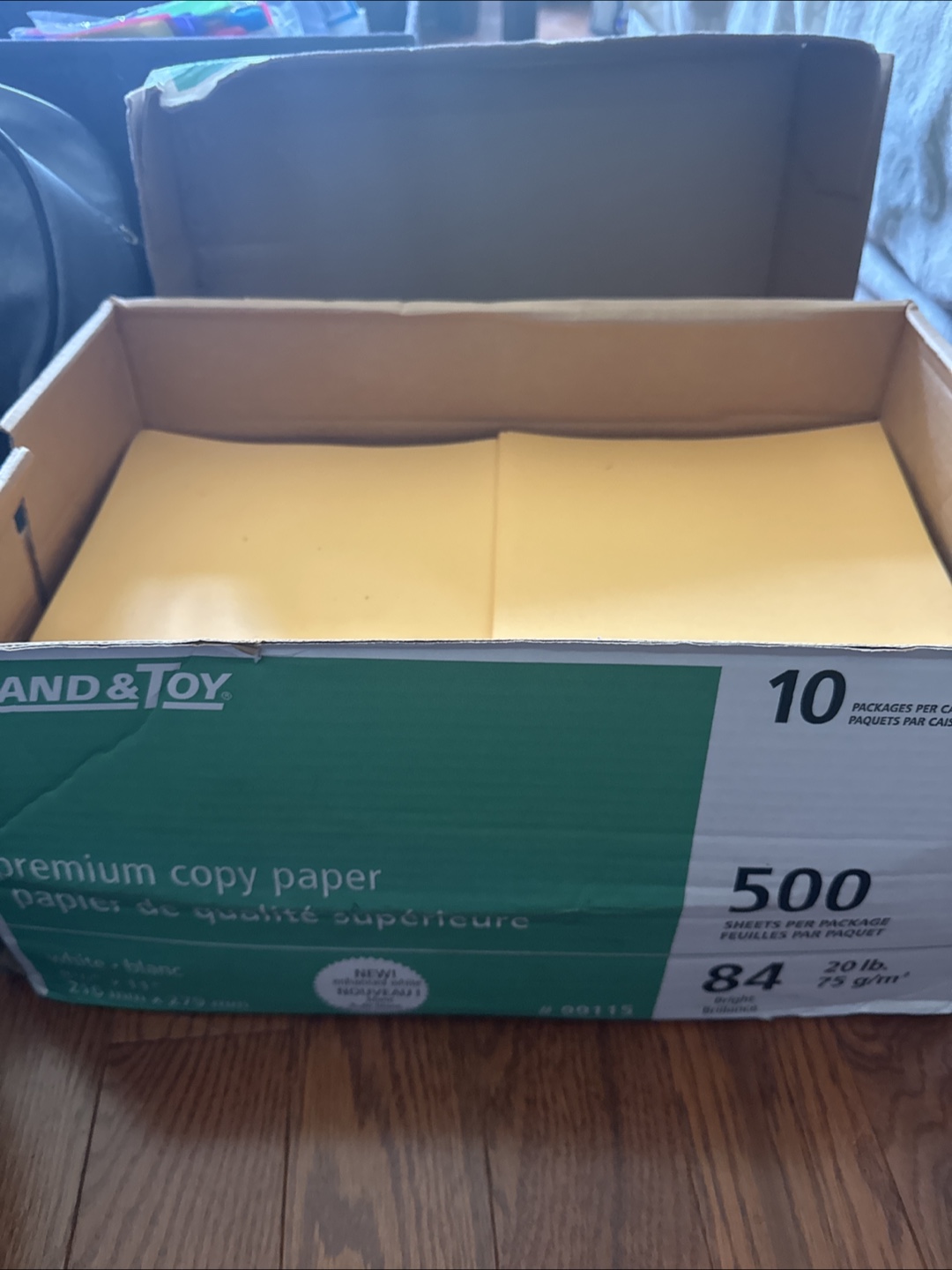 GRAND & TOY Premium Copy Paper, Yellow - photo 2