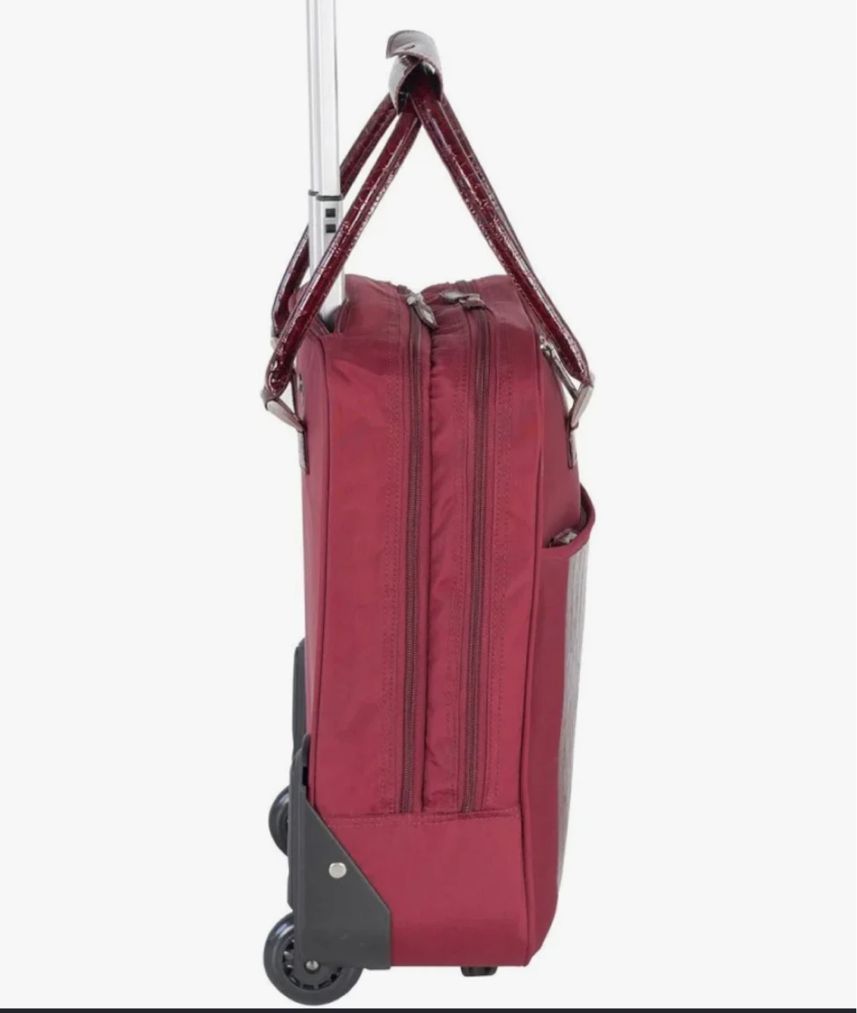 SIMON CHANG Rolling Suitcase - brand new mint hi Red - photo 3