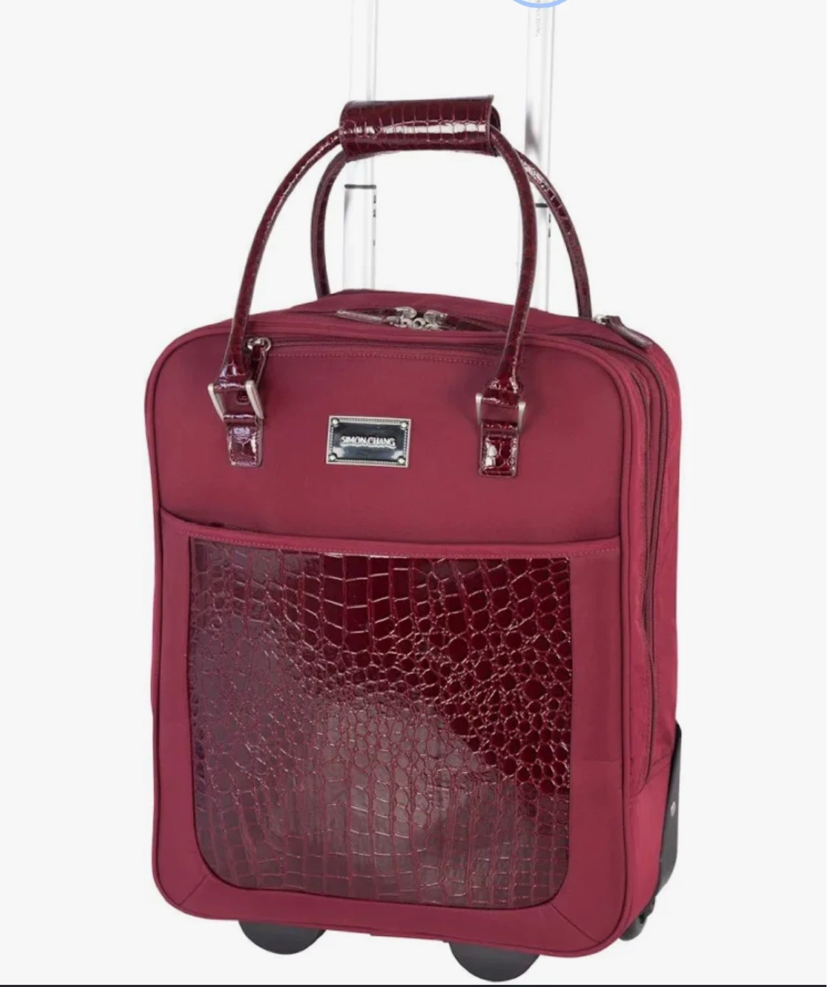 SIMON CHANG Rolling Suitcase - brand new mint hi Red - photo 4