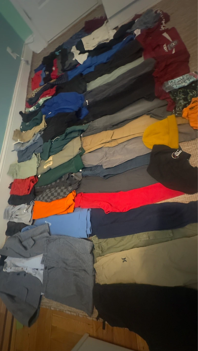Bundle of boy 7-10 years M size  Clothing 100 items - photo 3