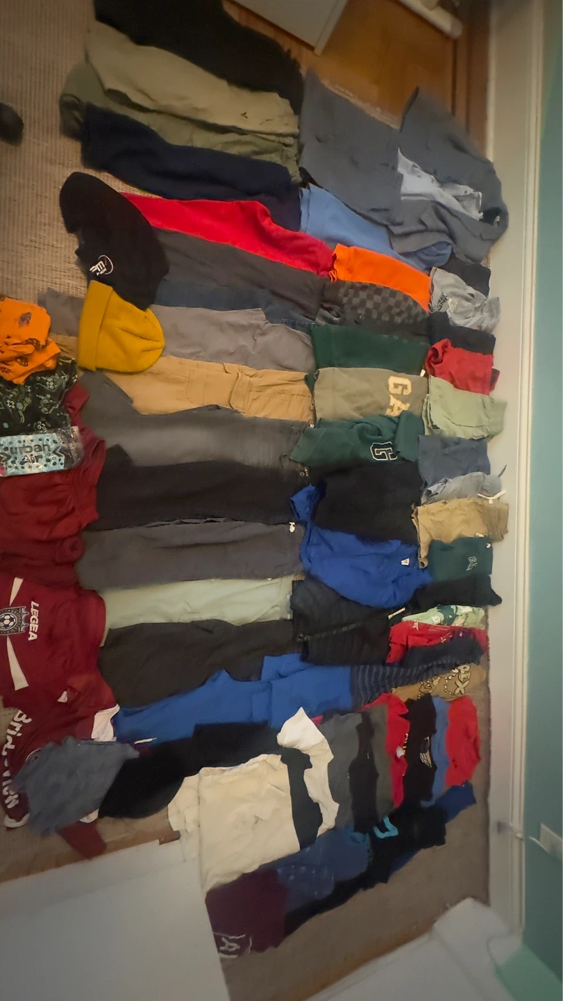 Bundle of boy 7-10 years M size  Clothing 100 items - photo 2