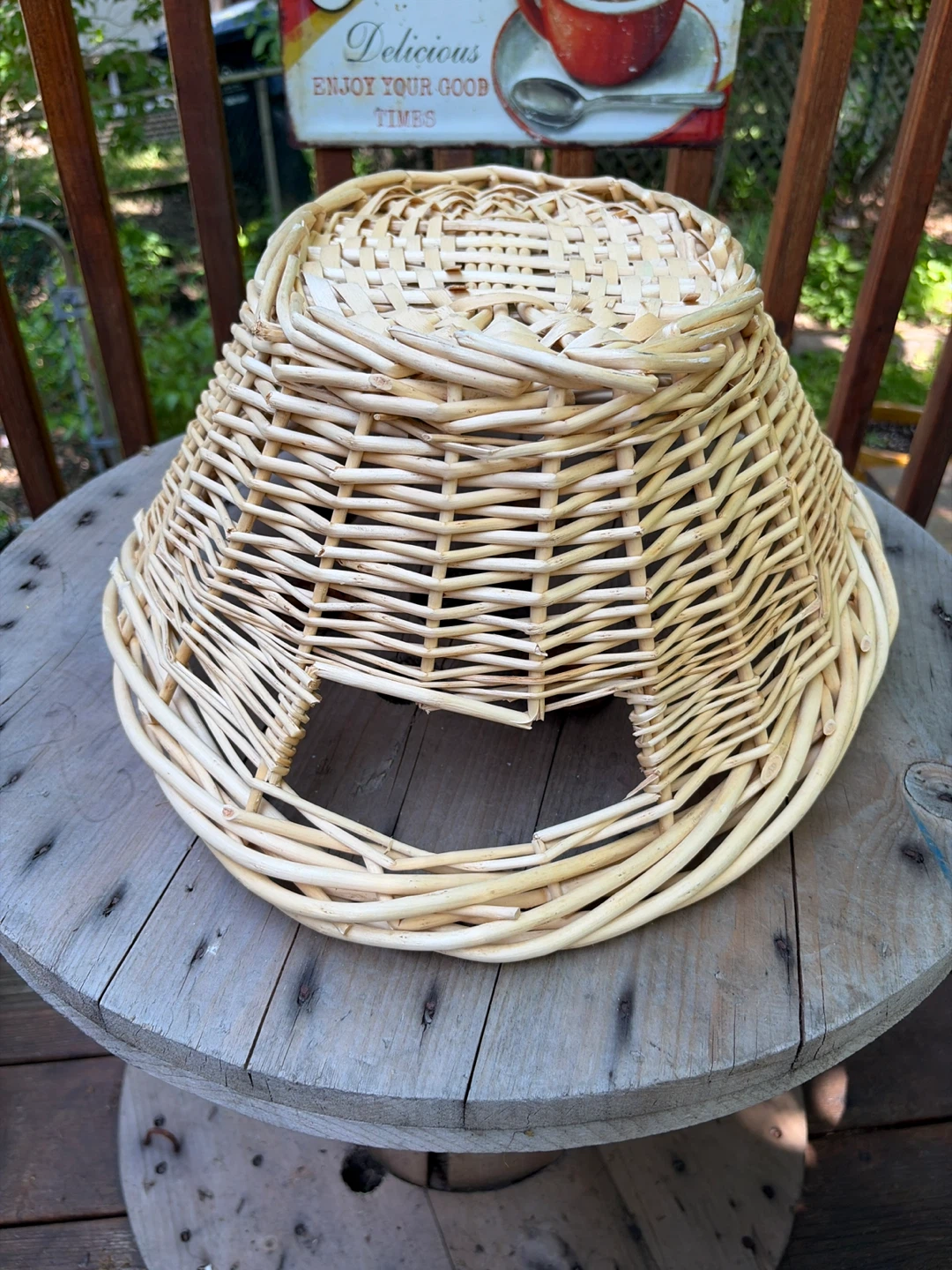 Large Woven Wicker Basket - photo 5