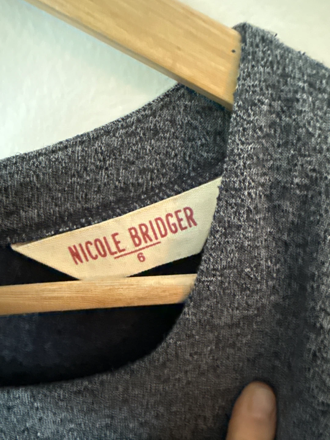 Nicole Bridger Grey Dress Size 6 - photo 2