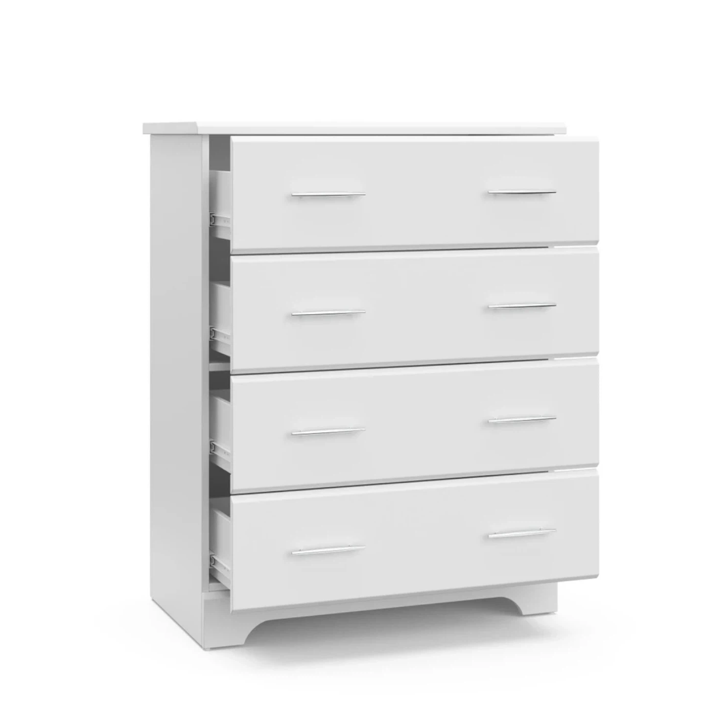 Storkcraft Brookside 4 Drawer Dresser - White - photo 4