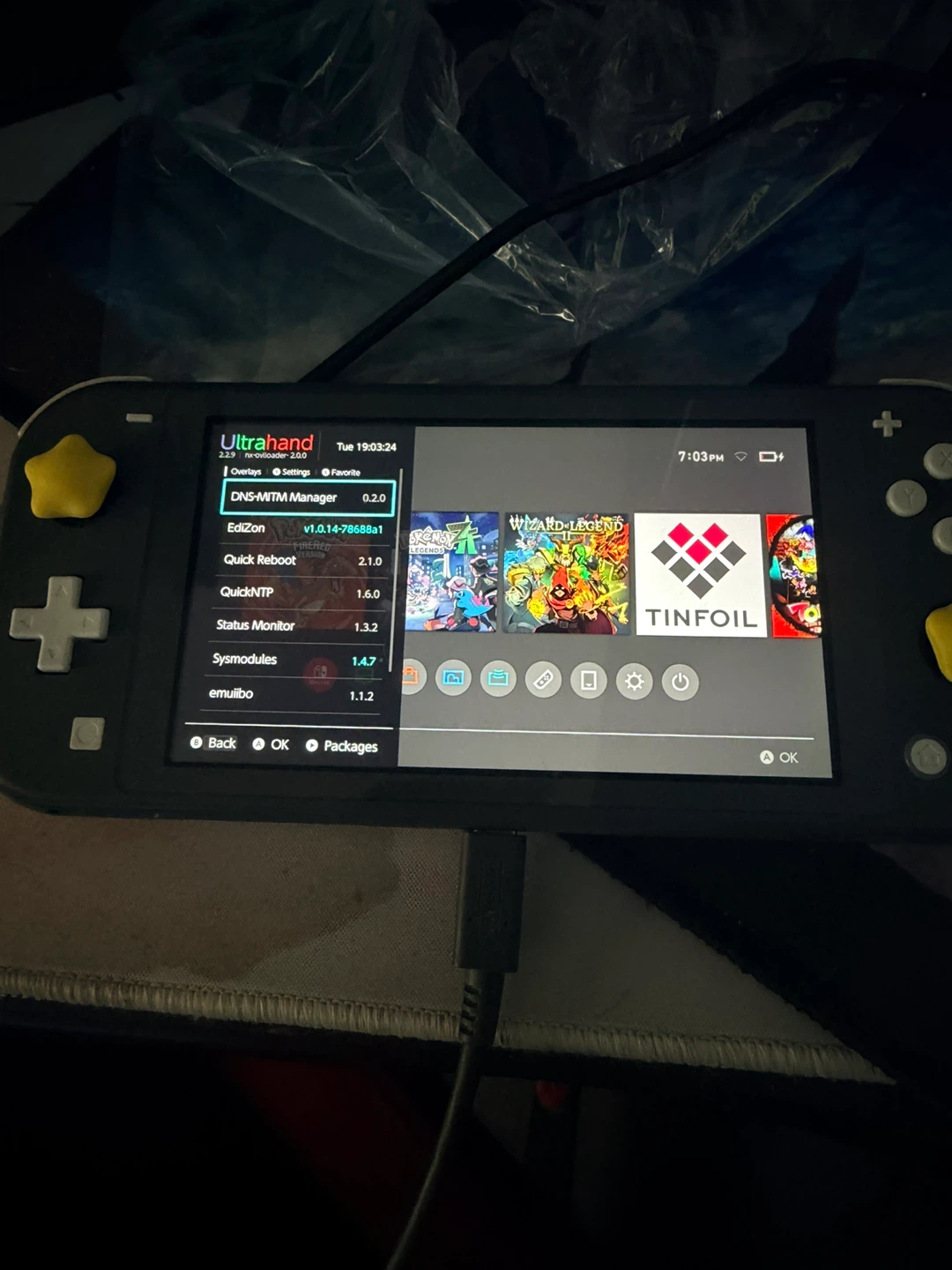 Hard modded switch lite - photo 2