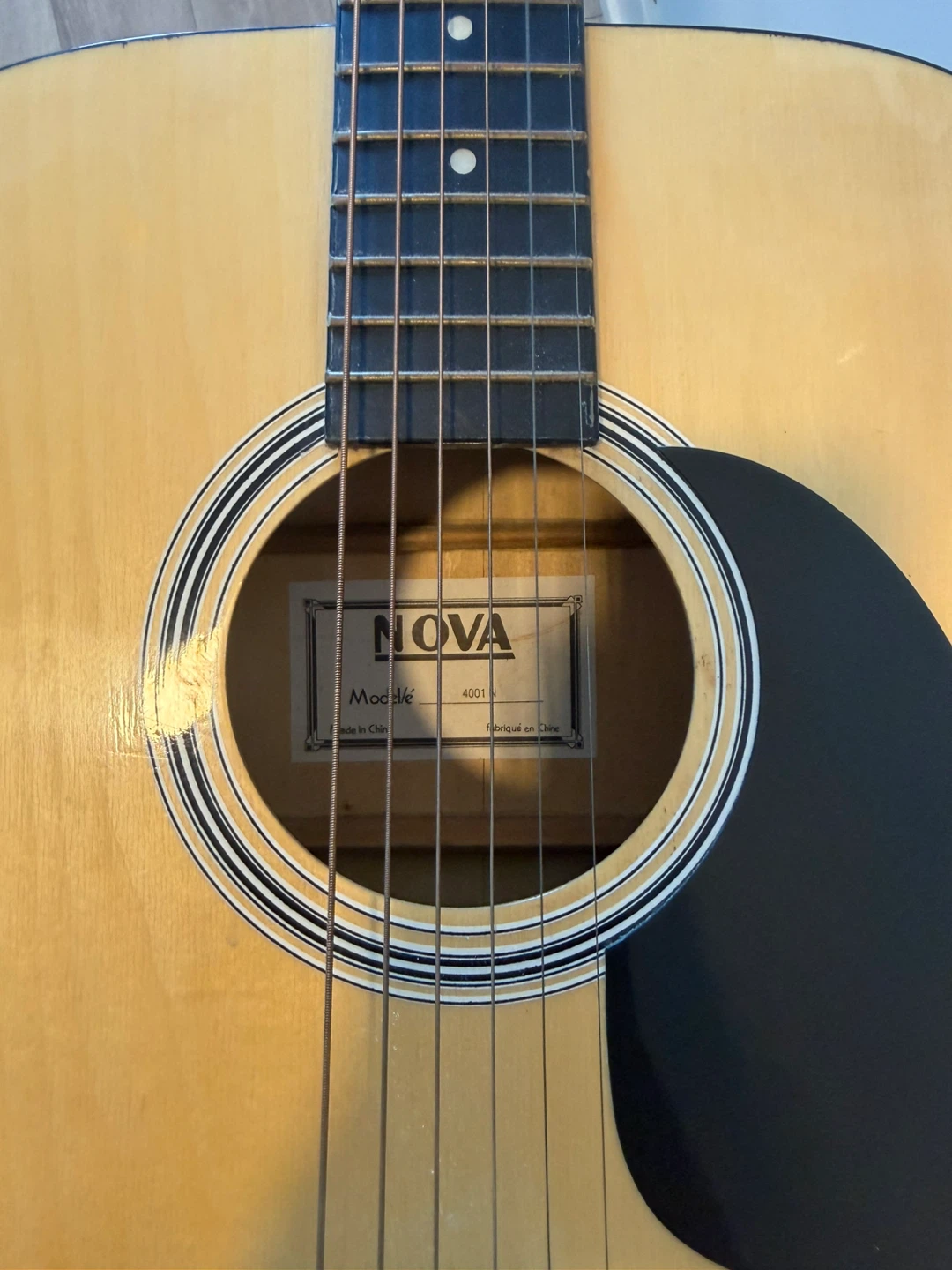 Nova Acoustic Guitar with Case - photo 4
