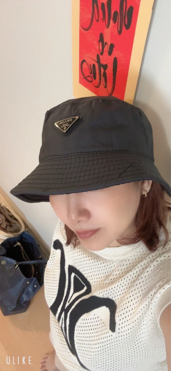 Black Nylon Bucket Hat