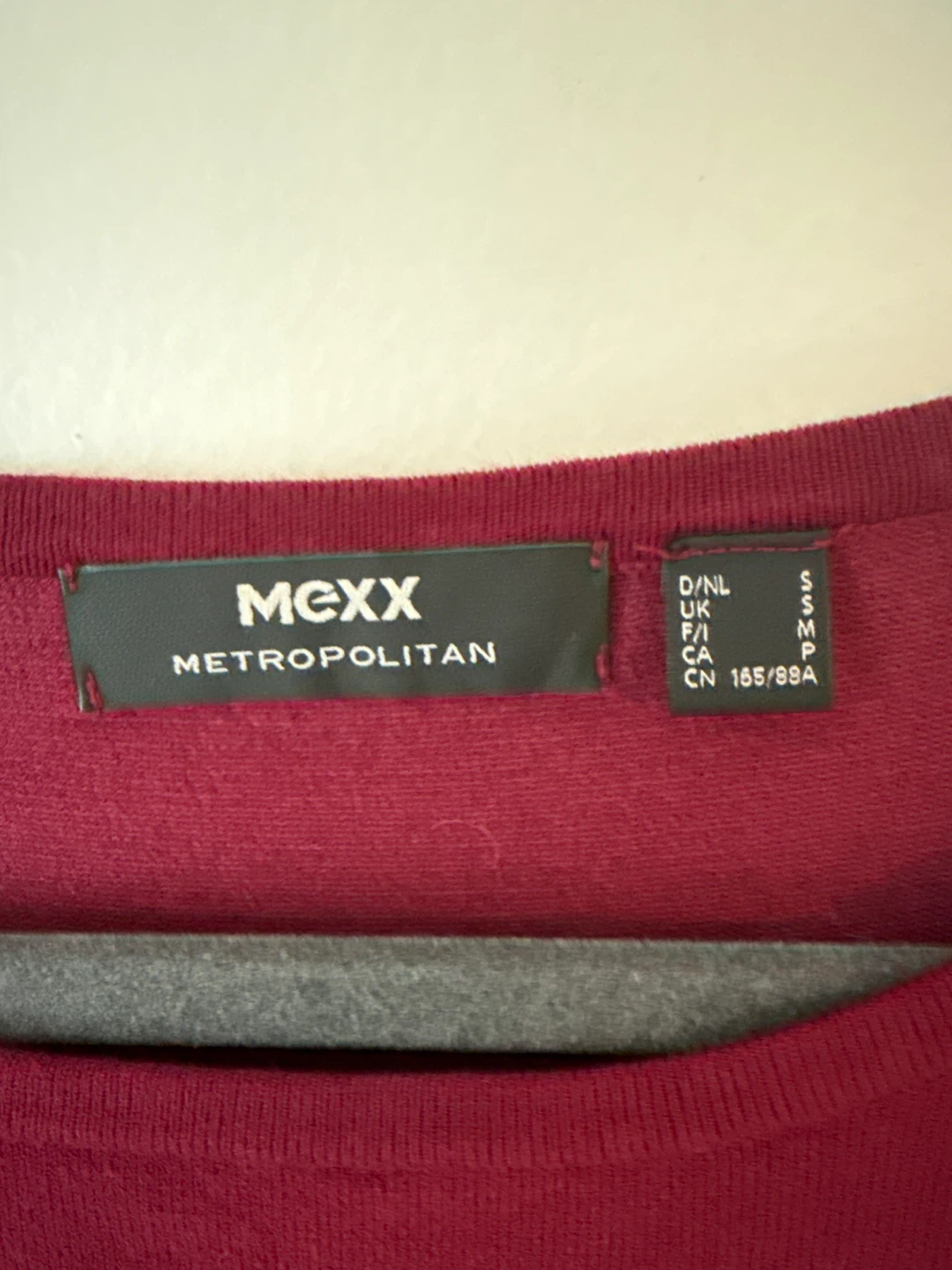 Mexx Metropolitan Burgundy Knit Dress - Size S - photo 2