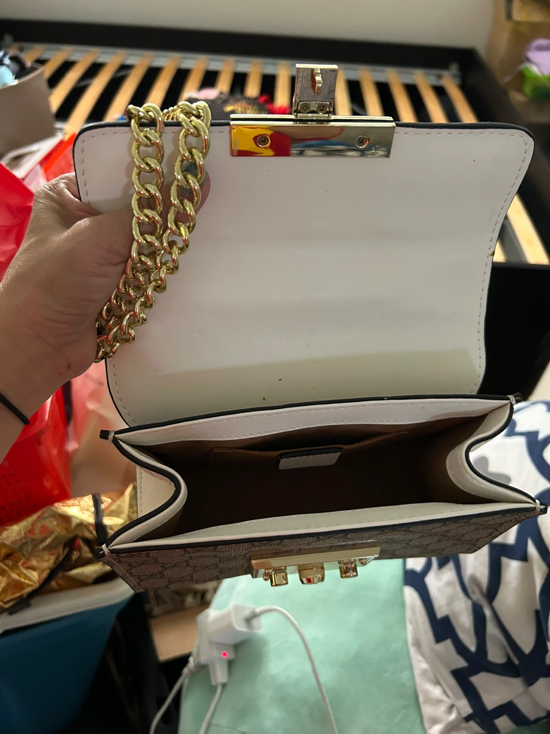 Gucci GG Monogram Chain Shoulder Bag - photo 2