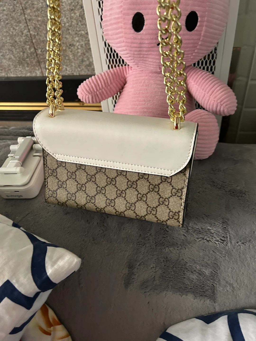 Gucci GG Monogram Chain Shoulder Bag - photo 5